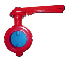 4'' Oilfield med skårad kropp för industriell användning Wafer-fjärilsventil